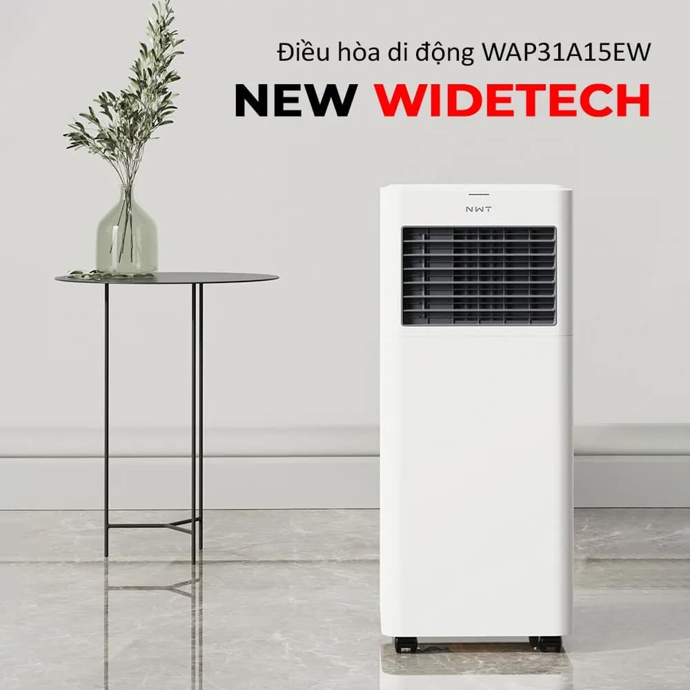 Điều hòa cây – Điều hoà di động thông minh New Widetech Pro WAP31A15EW