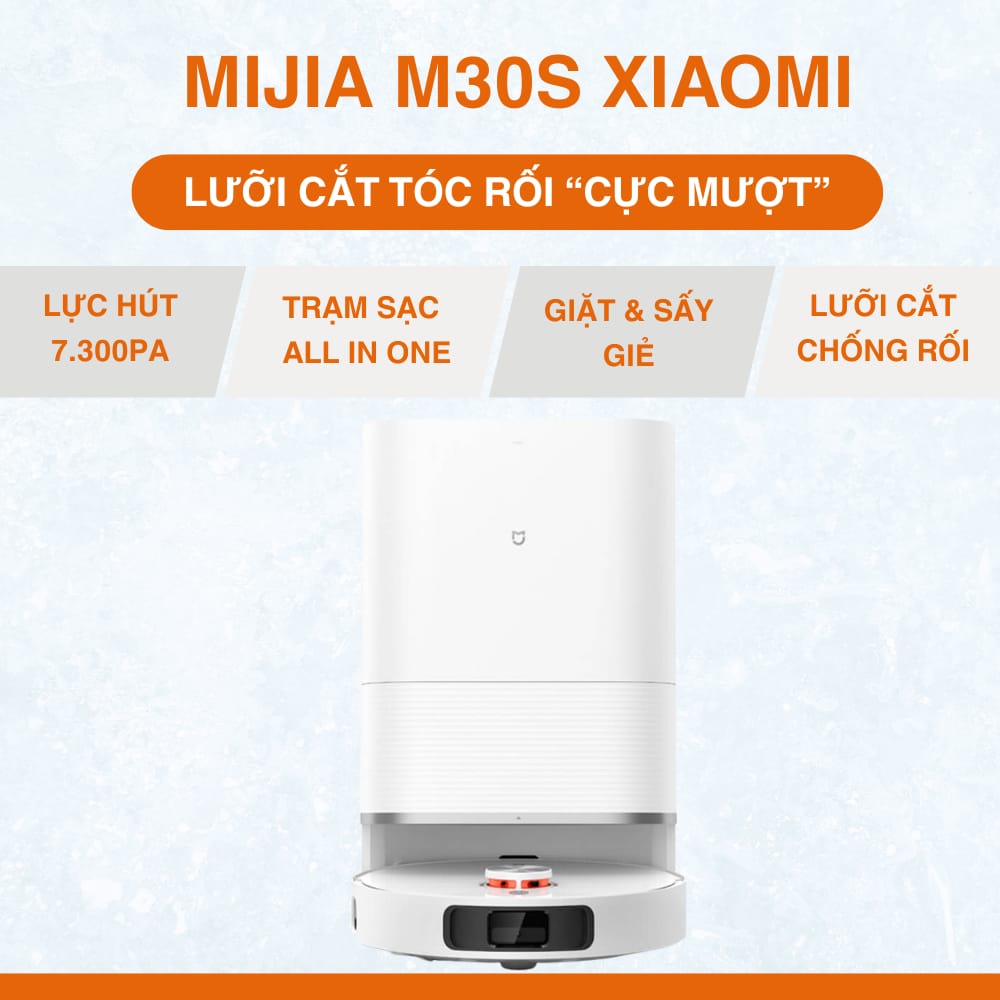 Robot hút bụi lau nhà Mijia M30S Xiaomi