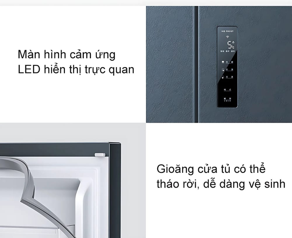 Thiết kế tủ lạnh Xiaomi Mijia 606L cực thông minh và tiện lợi