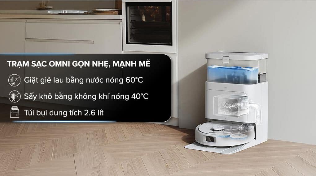 Robot hút bụi lau nhà Ecovacs N30 Pro Omni 2
