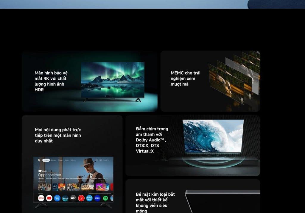 Tivi Xiaomi A 43 inch bản quốc tế 2026