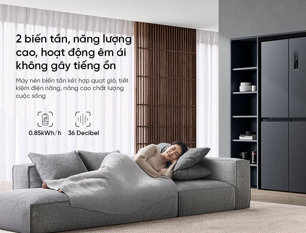 Tủ lạnh chạy êm không gây ồn