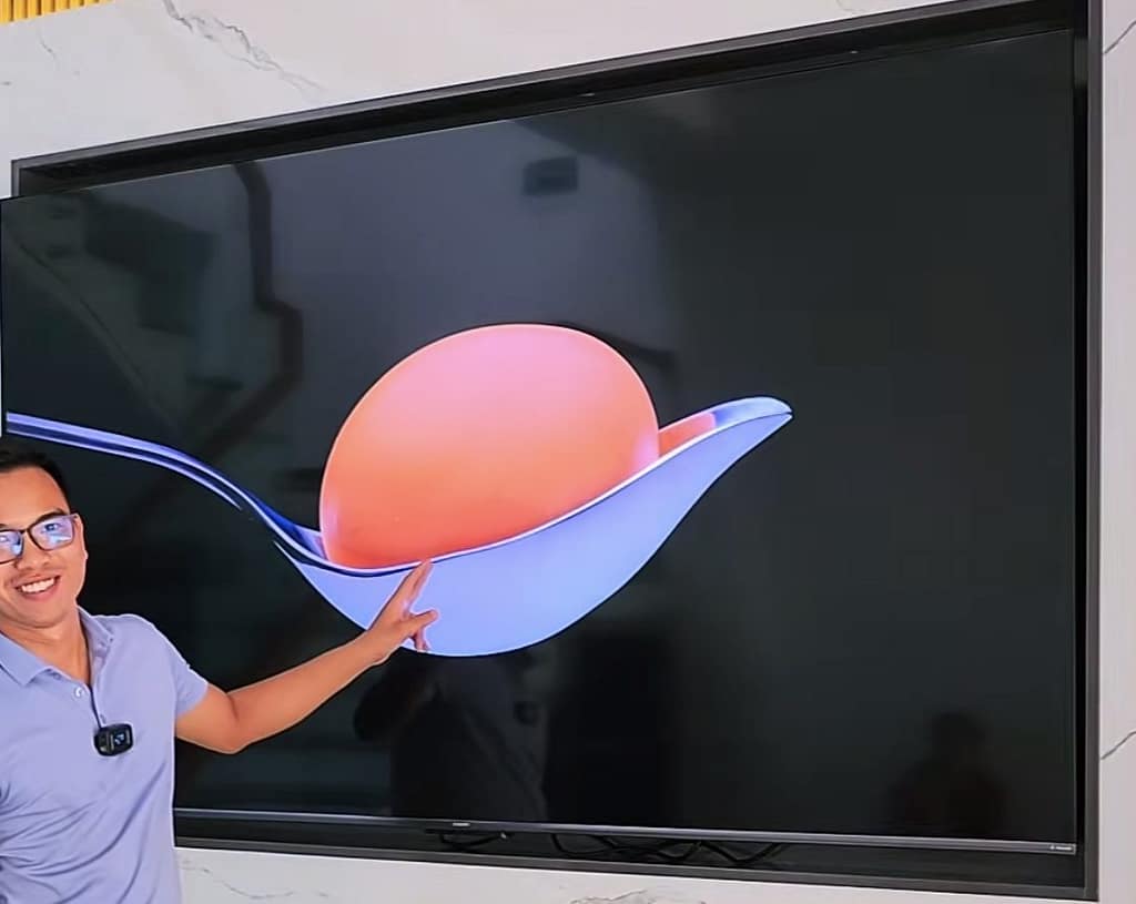 Tivi Xiaomi S MiniLED 85 inch lắp đặt 3