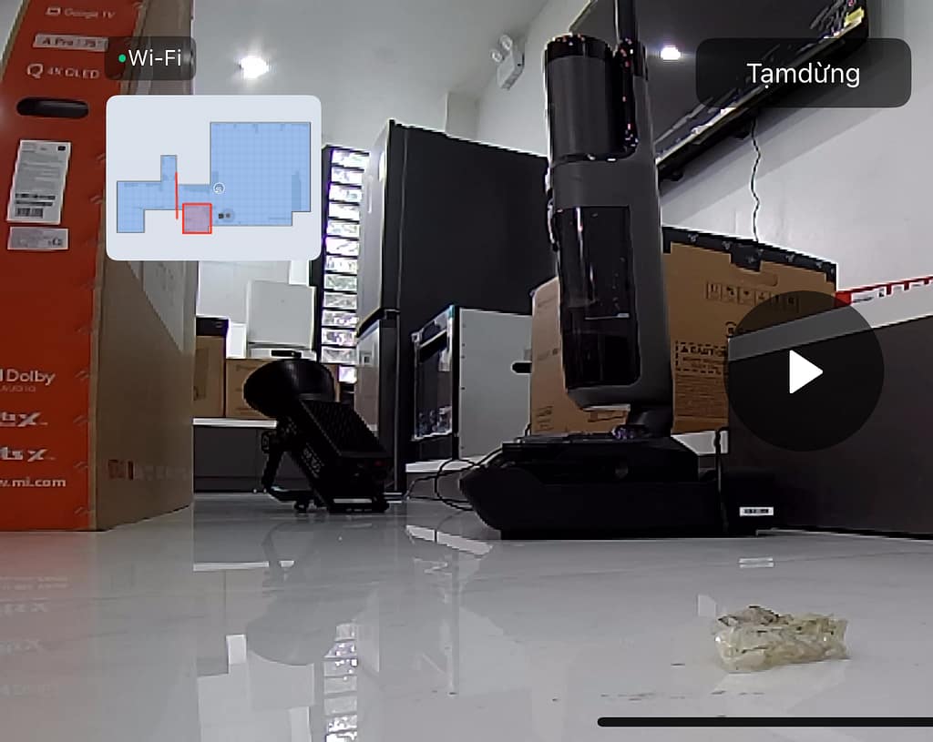 Camera tuần tra nhà cửa trên t80 omni eocvacs