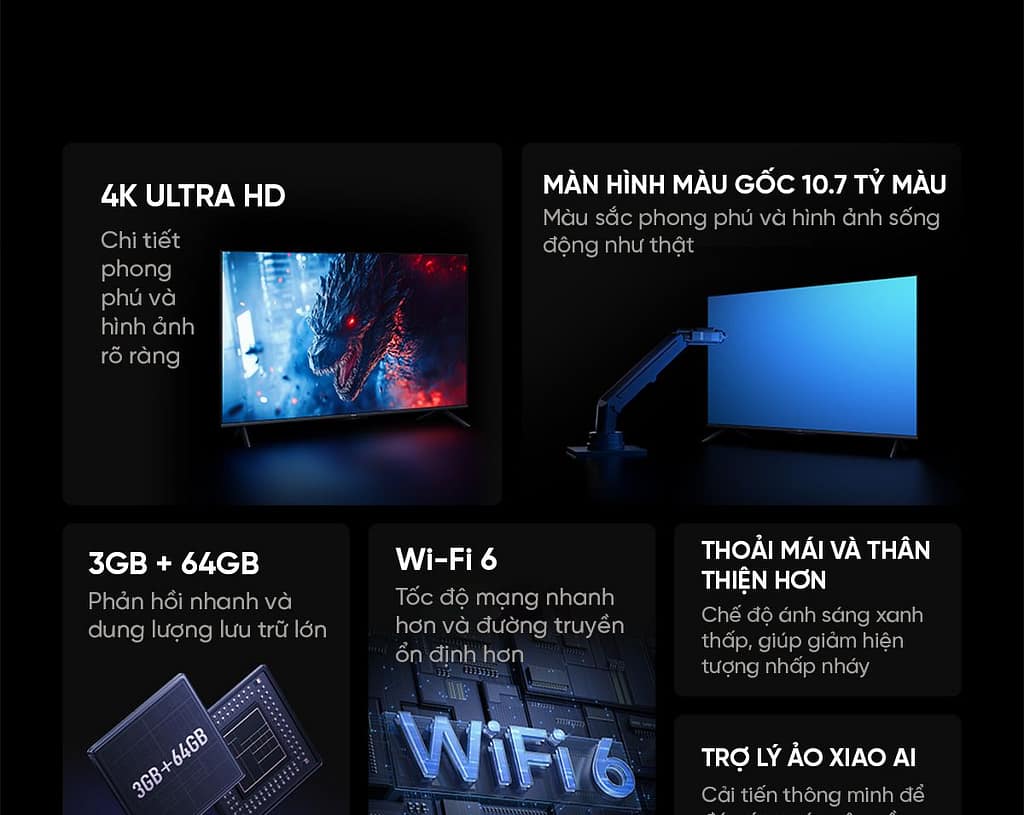 Tivi Xiaomi A Pro 43 Inch phiên bản nội địa 1