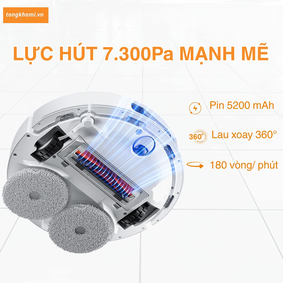 Robot hút bụi lau nhà Mijia M30S Xiaomi - Ảnh 2