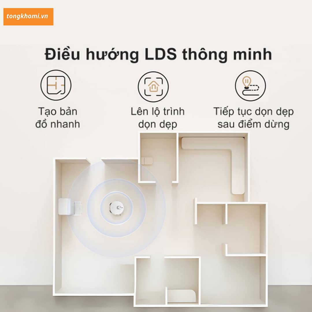 Robot hút bụi lau nhà Mijia M40 Xiaomi - Ảnh 11