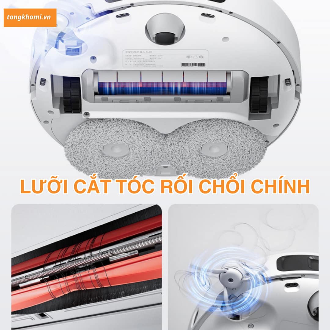 Robot hút bụi lau nhà Mijia M40 Xiaomi - Ảnh 5