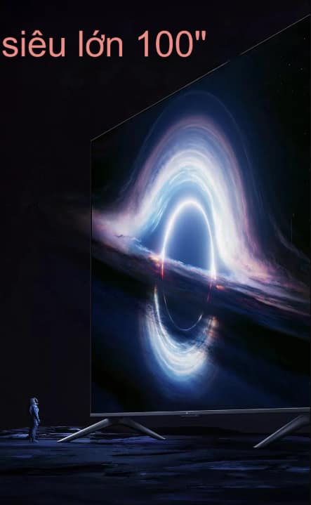 Tivi Xiaomi Max 100 inch 2025, 4K/144Hz, bộ nhớ 4G/64G bản nhập khẩu - Ảnh 4