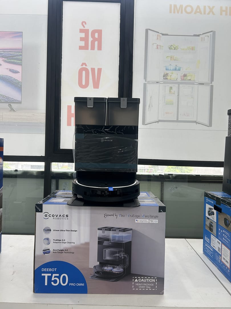 hình ảnh thực tế robot hút bụi lau nhà Ecovacs T50 Pro 1