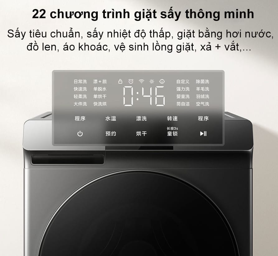Máy Giặt Xiaomi MJ 201, giặt 12kg - Ảnh 3