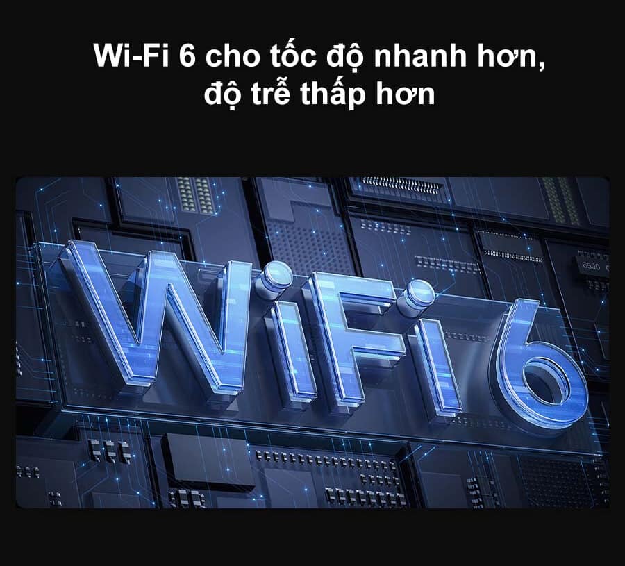 tivi Xiaomi sử dụng wifi 6 cực nhanh