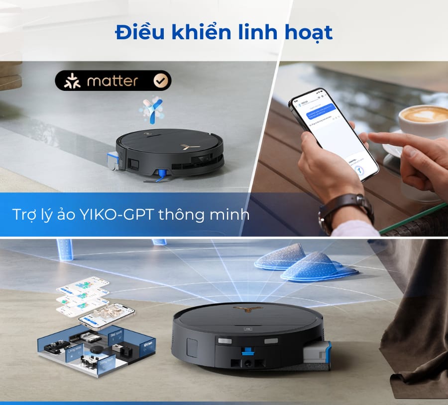 Robot X9 Pro vừa lau vừa hút chính hãng Ecovacs 3