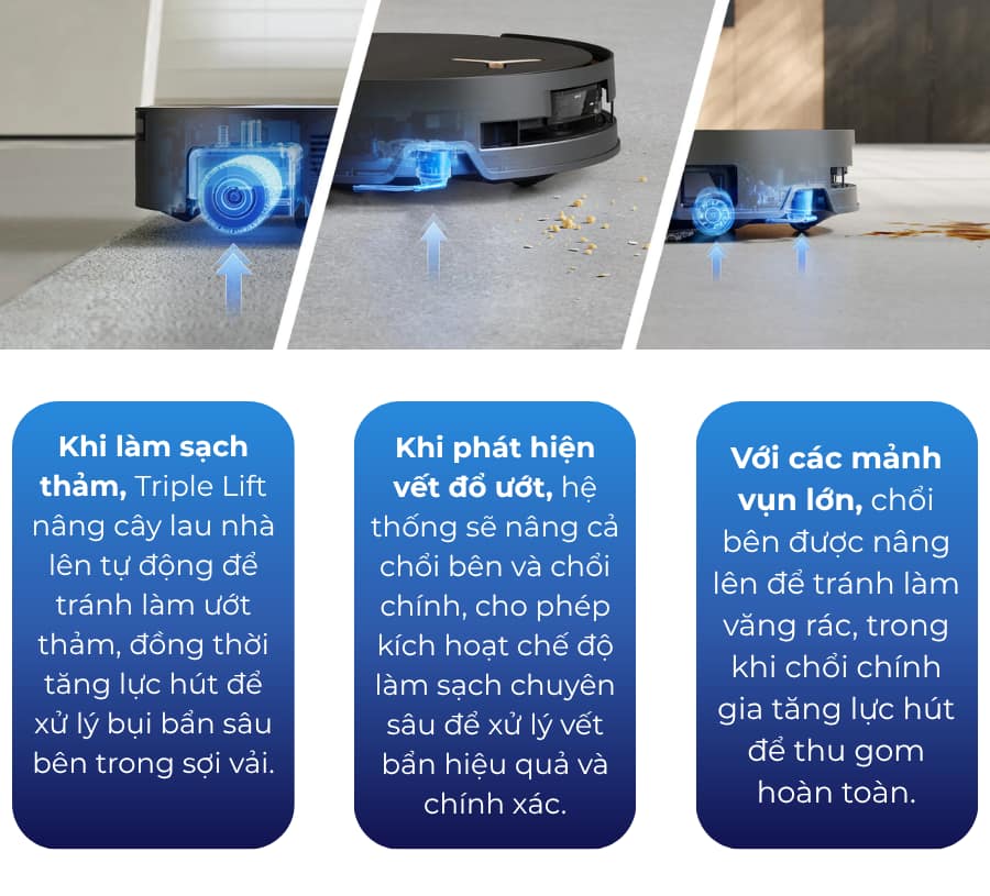 Robot hút bụi lau nhà Ecovacs X9 Pro Omni 4