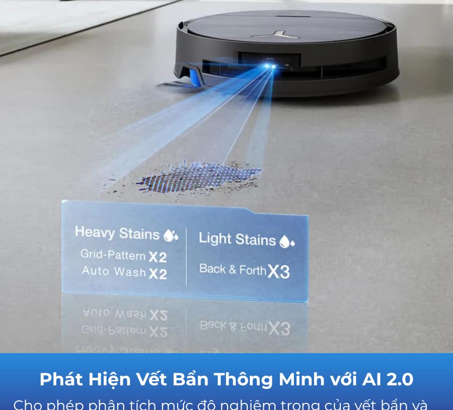 Robot hút bụi lau nhà X9 Pro chính hãng Eocvacs 1