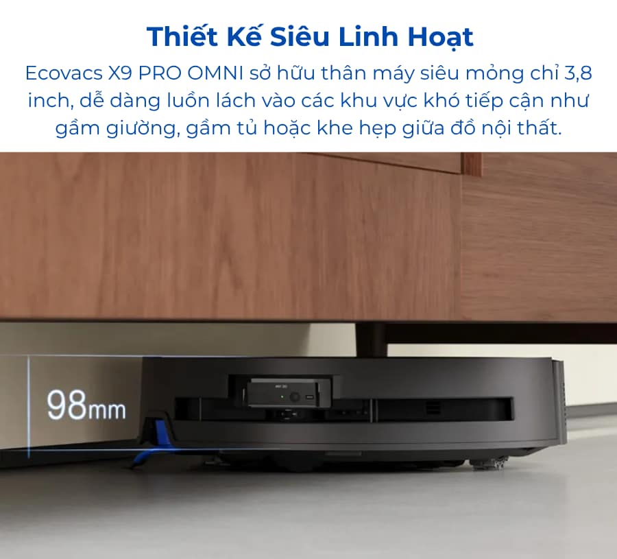 Robot hút bụi lau nhà X9 Pro chính hãng Eocvacs 2